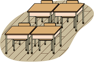 吉野町立六田小学校の教室